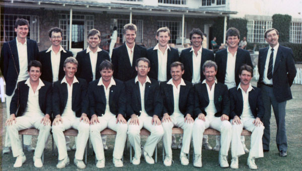 The 1987 Grasshoppers at Harare South, Zimbabwe